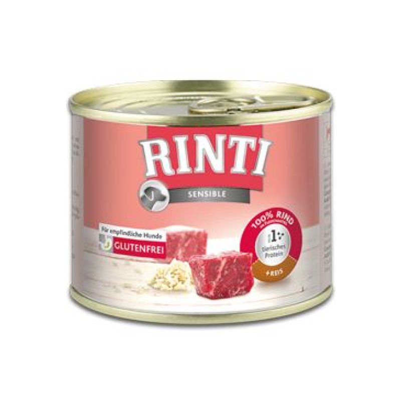 Rinti Dog Sensible hovězí+rýže 185 g