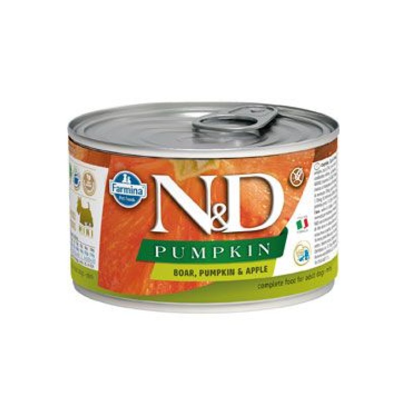 N&D DOG PUMPKIN Adult Boar & Apple Mini 140 g