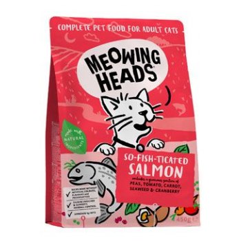 MEOWING HEADS So-fish-ticated Salmon 450 g