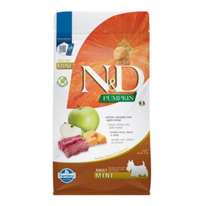 N&D Pumpkin DOG Adult Mini Venison & Apple 2 kg