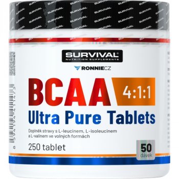 Survival BCAA 4:1:1 Ultra Pure Tablets 250 tbl