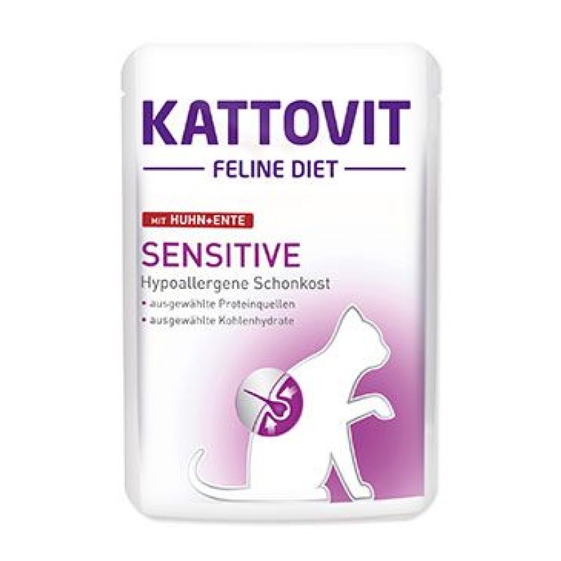 Kattovit Cat Sensitive kachna kapsa 85 g