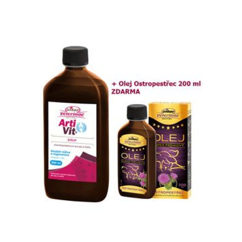 VITAR Veterinae ArtiVit Sirup 500 ml + ostrop. olej 200 ml