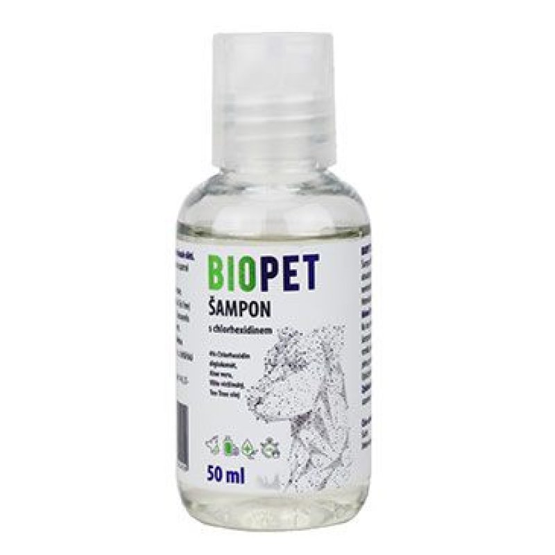 BIOPET Chlorhexidine šampon 4% 50 ml