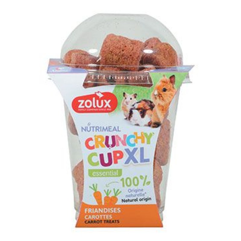 Zolux Pochoutka CRUNCHYCUP XL mrkev 110 g