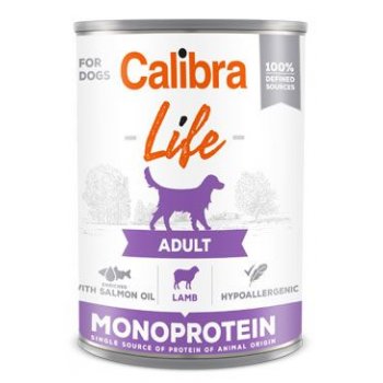 Calibra Dog Life konz. Adult Lamb 400 g