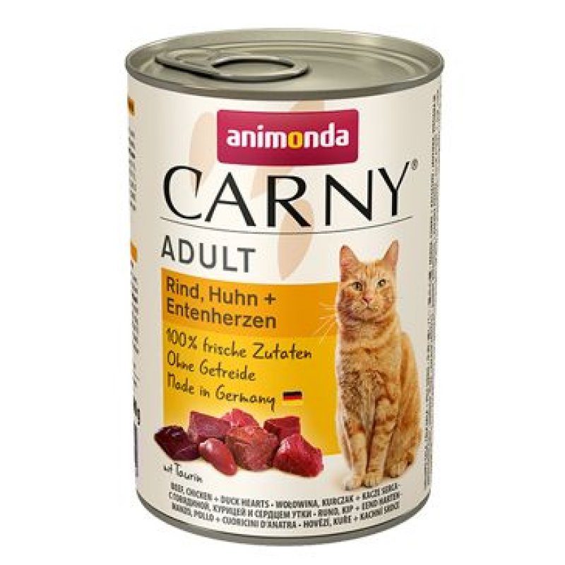 Animonda konz. kočka CARNY Adult hov/kuře/kachna 400 g