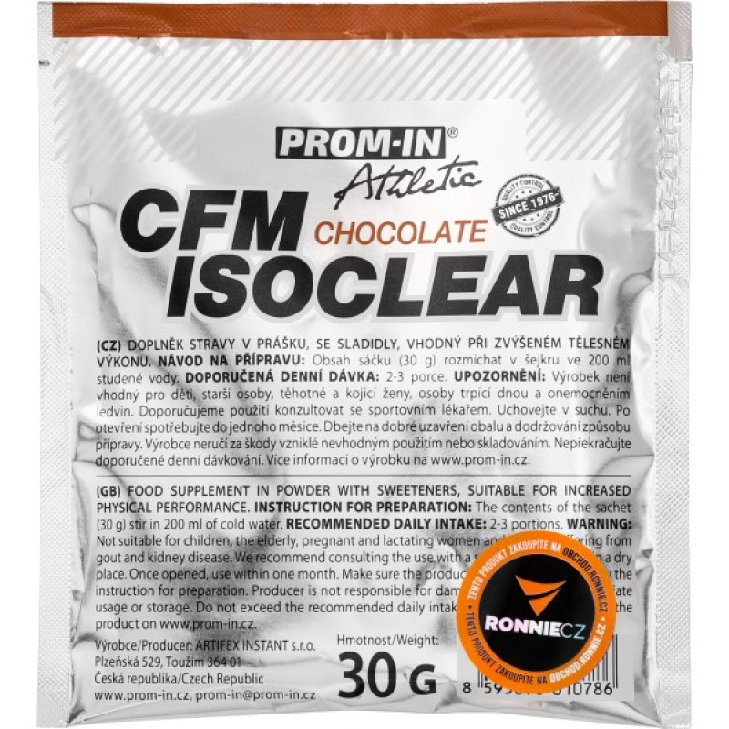 PROM-IN CFM Isoclear - 30 g, čokoláda