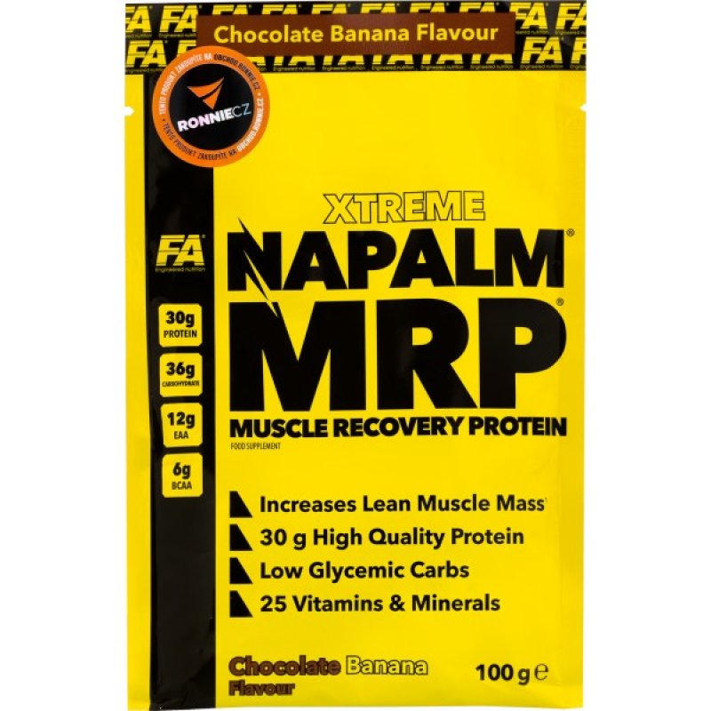 Fitness Authority Xtreme Napalm MRP - 100 g, arašídové máslo