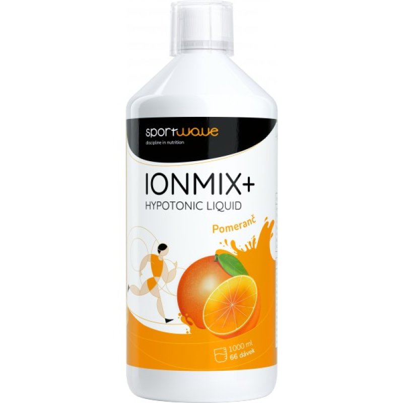 SportWave Ionmix+ - 1000 ml, růžový grep