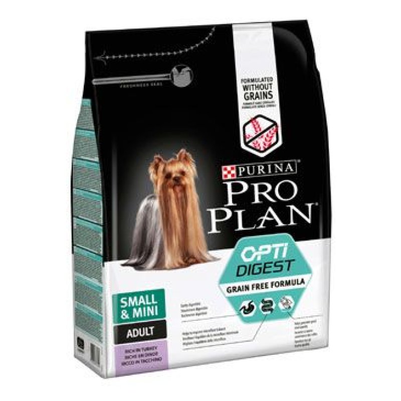 ProPlan Dog Adult Small & Mini OptiDigest Grain Free krůta 2,5 kg