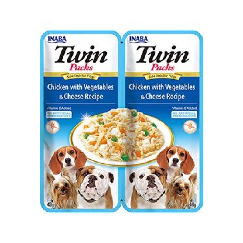 Churu Dog Twin Packs Chick&Veg.&Cheese in Broth 2 x 40 g