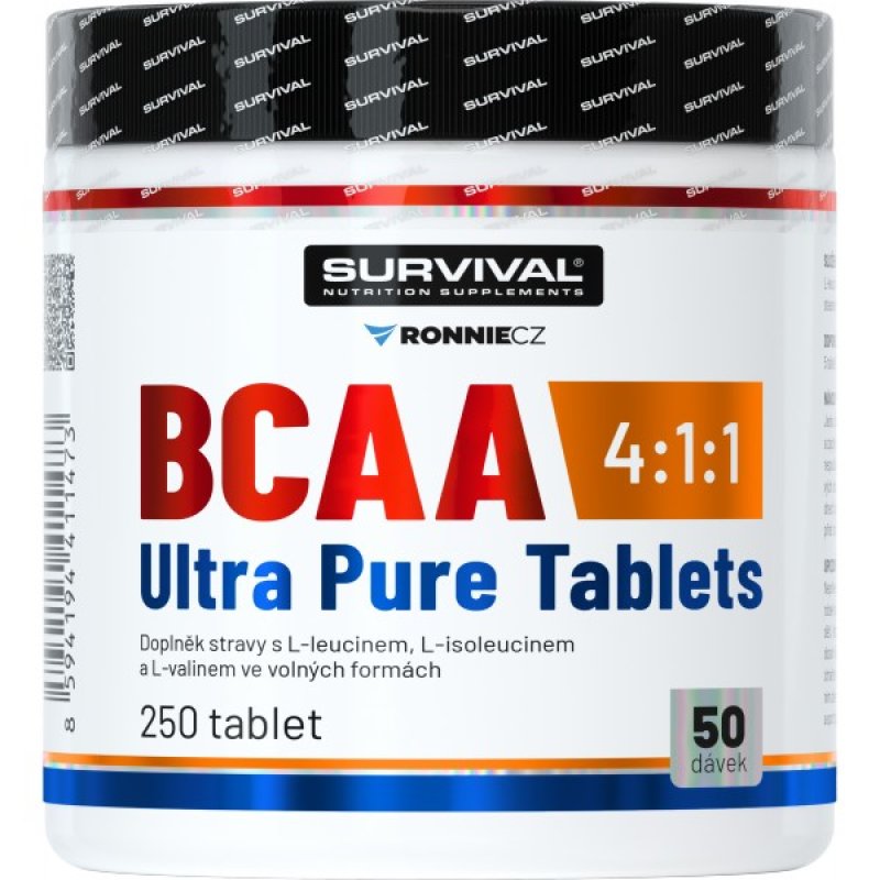 Survival BCAA 4:1:1 Ultra Pure Tablets 250 tbl