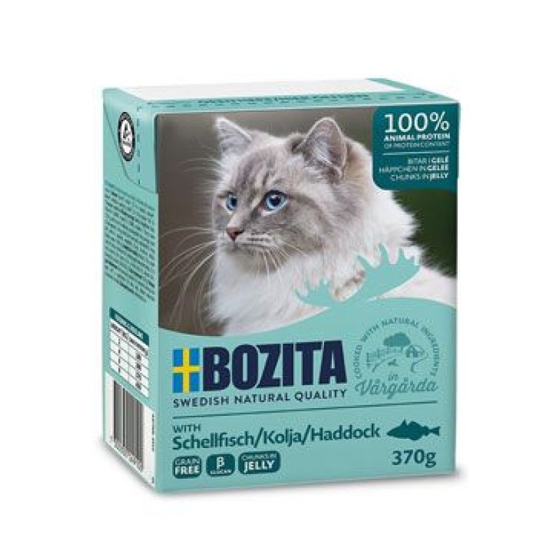 Bozita Cat kousky v želé s treskou TP 370 g