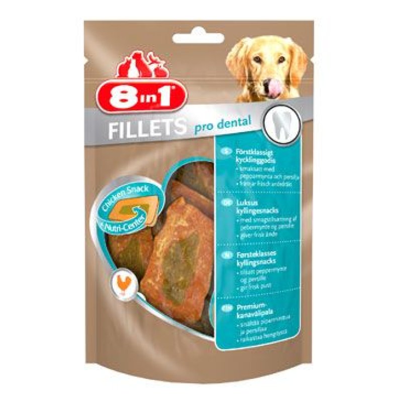 8in1 Fillets pro dental S 80 g (svěží dech)