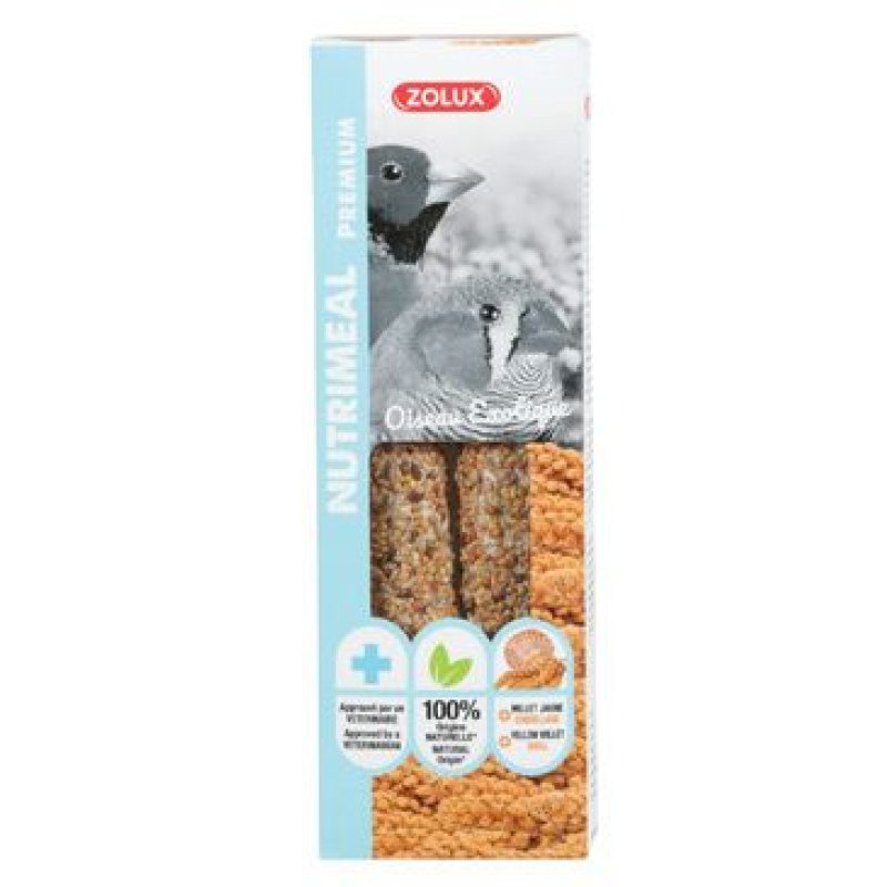 Zolux NUTRIMEAL STICK žluté proso pro exoty 110 g