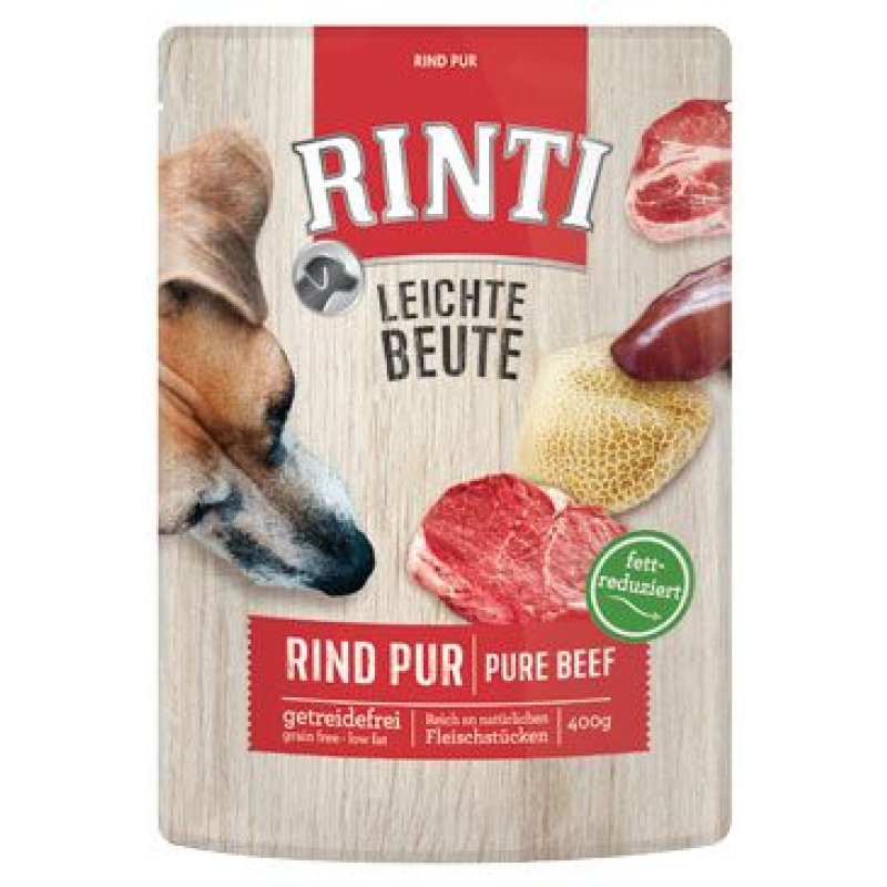 Rinti Dog Leichte Beute kapsa hovězí 400 g