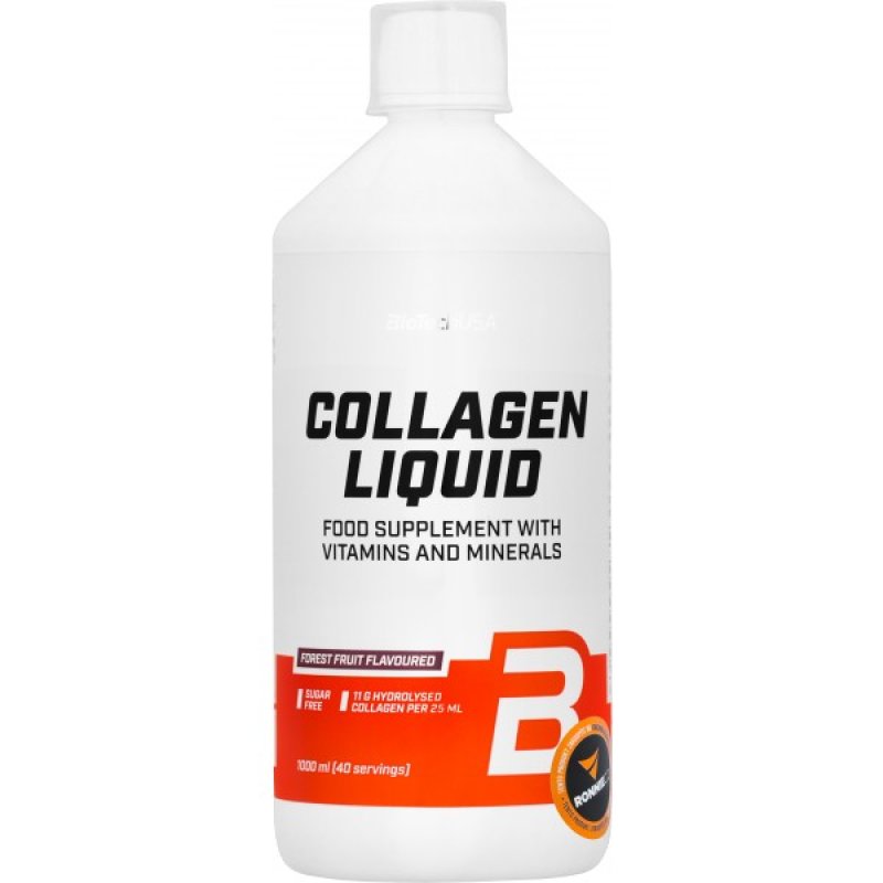 BioTechUSA Collagen Liquid - 500 ml, lesní plody