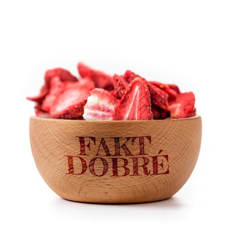 FAKT DOBRÉ Lyofilizované jahody PLÁTKY 80 g