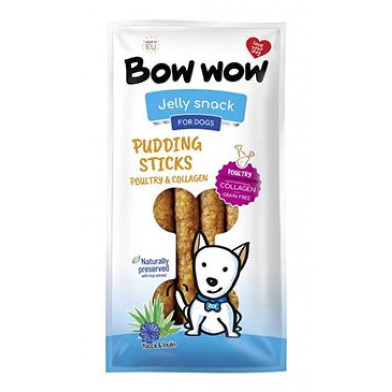 Bow wow poch. Klobásy s drůbežím masem a kolagenem 6 ks