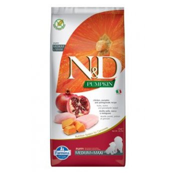 N&D Pumpkin DOG Puppy M/L Chicken & Pomegranate 12 kg