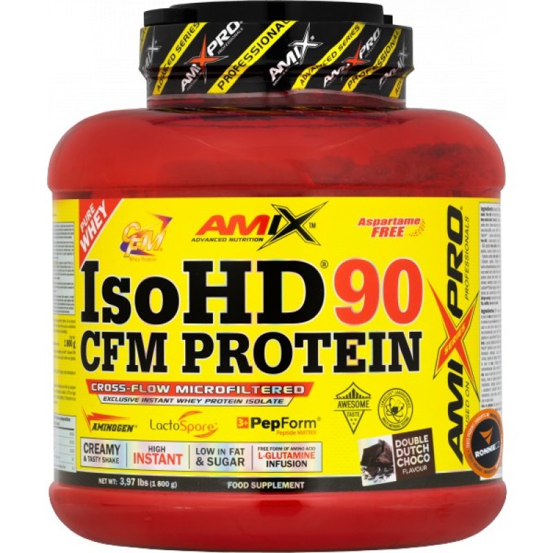 Amix IsoHD 90 CFM Protein - 1800 g, vanilka