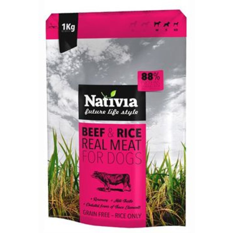 Nativia Real Meat Beef & Rice 1 kg