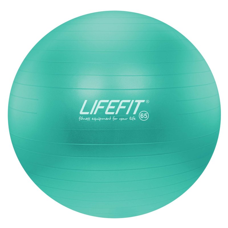 Gymnastický míč LIFEFIT® ANTI-BURST 65 cm, tyrkysový