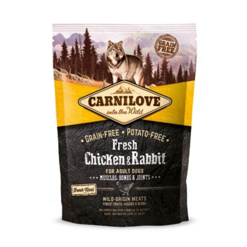 Carnilove Dog Fresh Chicken & Rabbit for Adult 1,5 kg