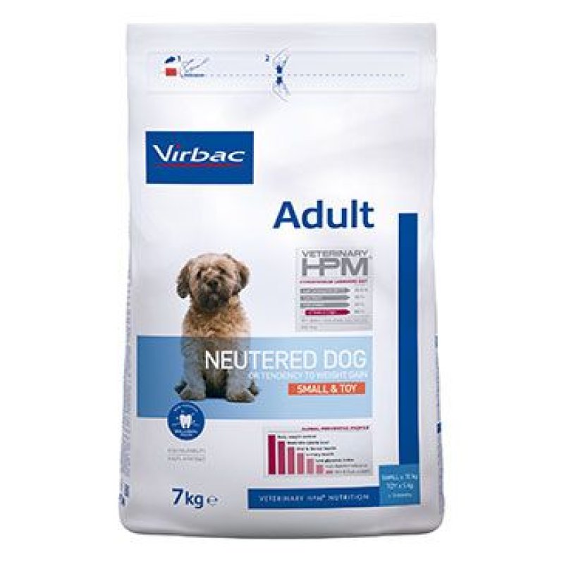 VET HPM Adult Neutered Dog Small & Toy 7 kg