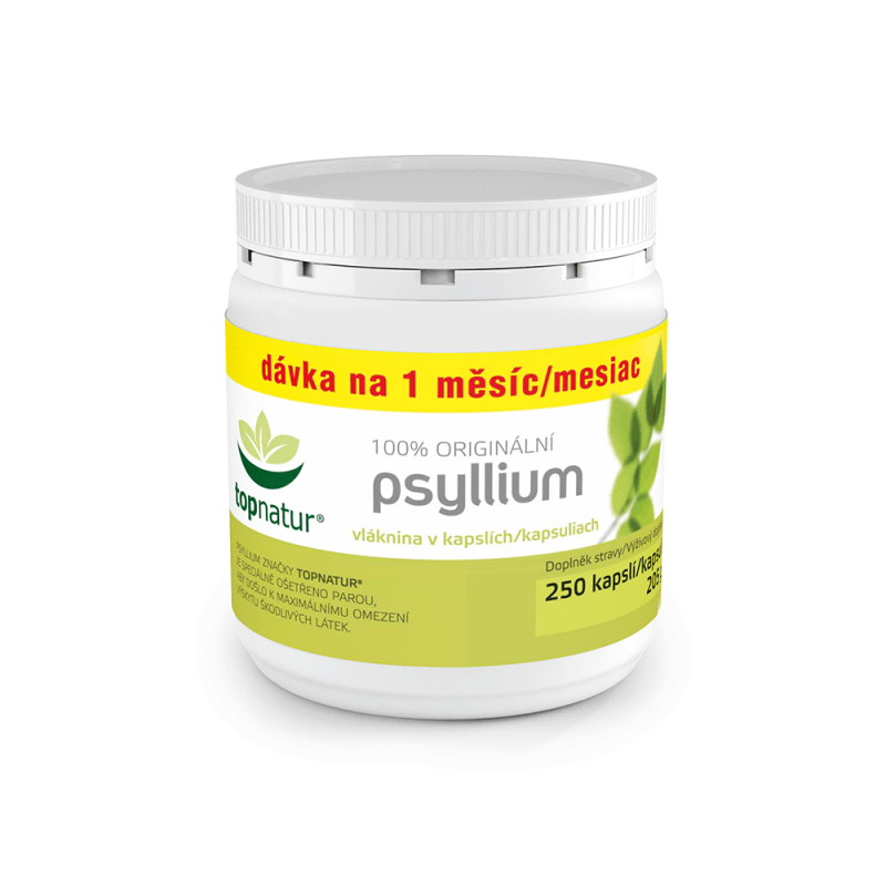 Topnatur Psyllium 250 kapslí