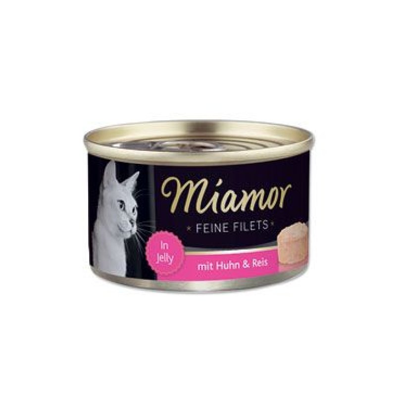 Miamor Cat Filet konzerva kuře+rýže v želé 100 g