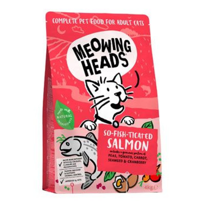 MEOWING HEADS So-fish-ticated Salmon 4 kg