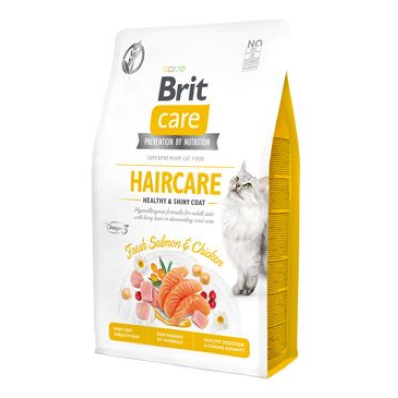 Brit Care Cat GF Haircare Healthy&Shiny Coat 2 kg