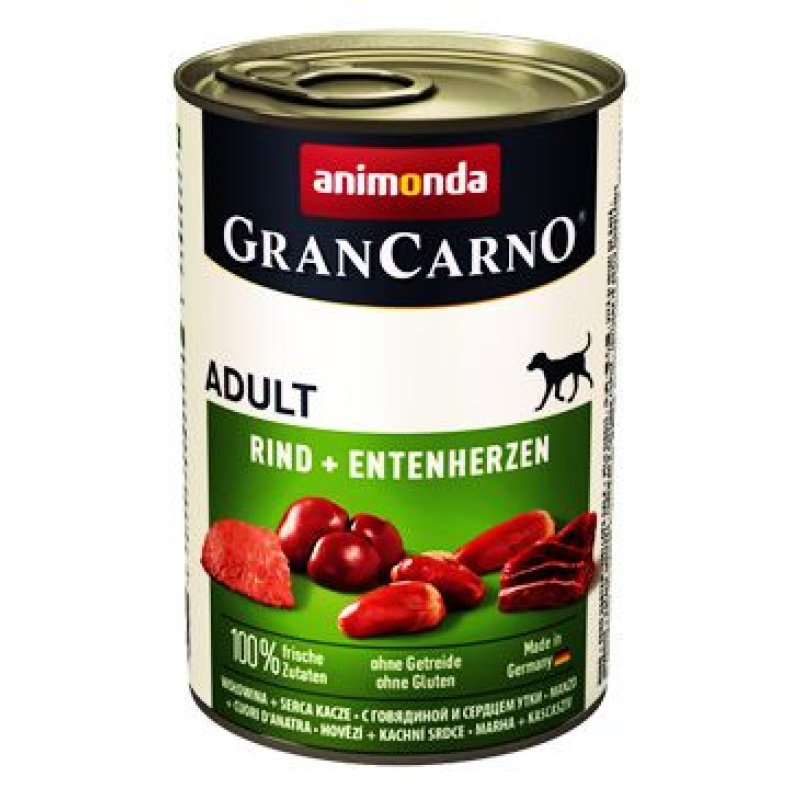 Animonda pes GRANCARNO konz. ADULT hov/kach.srdce 400 g