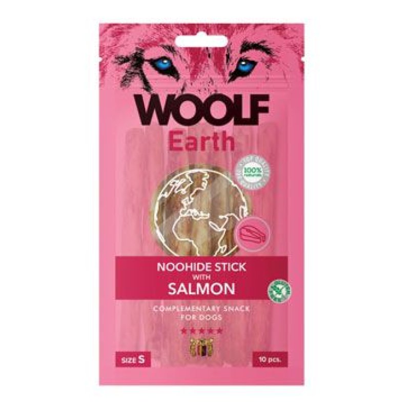 Woolf pochoutka Earth NOOHIDE S Salmon 90 g