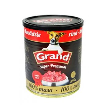 GRAND konz. Superpremium pes hovězí 850 g