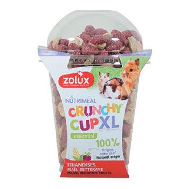 Zolux Pochoutka CRUNCHYCUP XL č.řepa/kukuřice 220 g