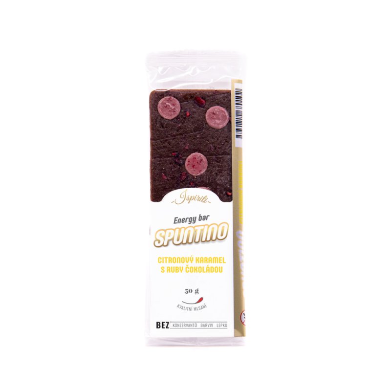 SPUNTINO Citronový karamel s ruby čokoládou 50 g