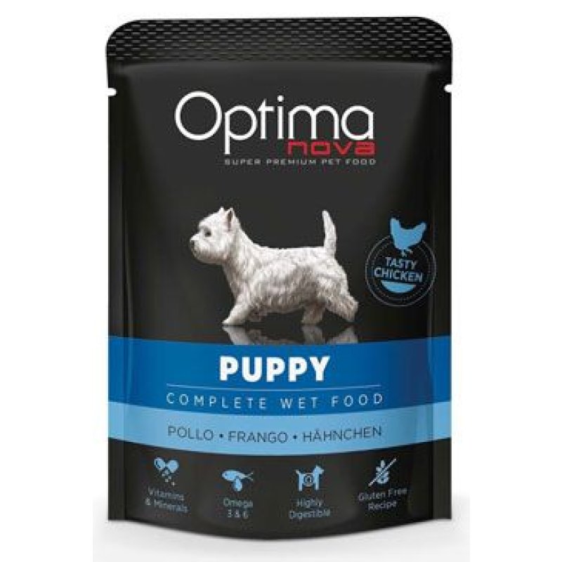 Optima Nova Dog Puppy Chicken kapsa 300 g