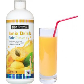 Survival Ionix Drink Fair Power 1000 ml, meruňka