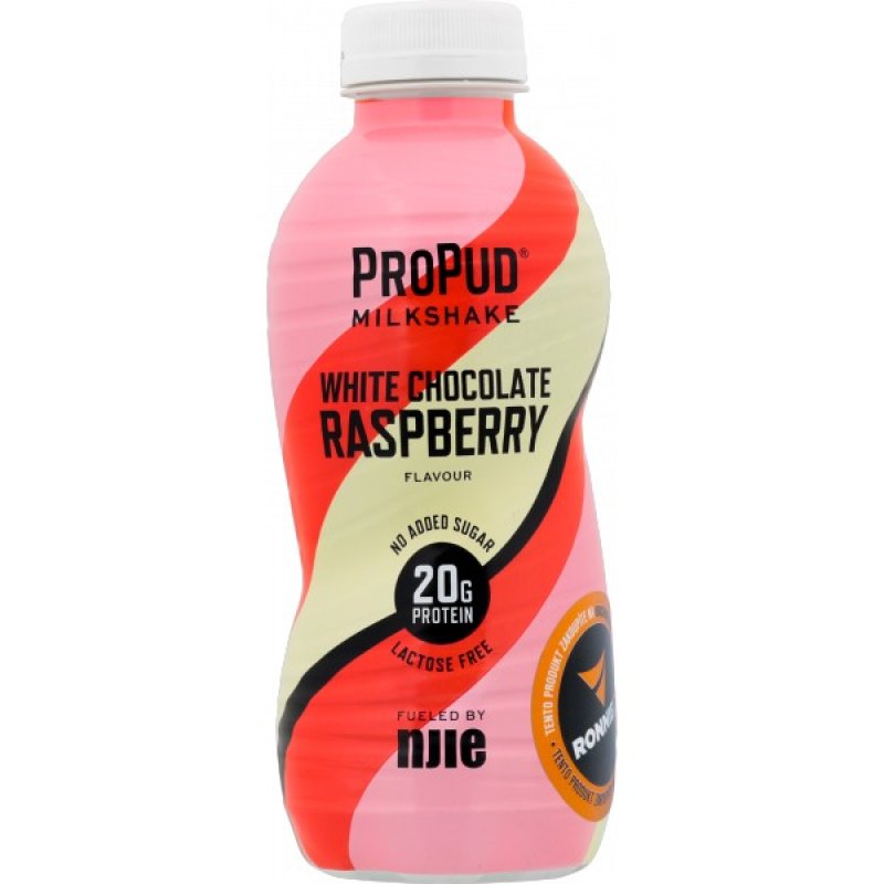 ProPud Milkshake - 330 ml, bílá čoko-malina