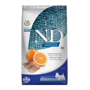 N&D OCEAN DOG Adult Mini Herring & Orange 2,5 kg