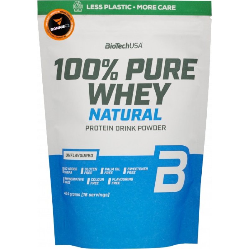 BioTech Nutrition 100 % Pure Whey - 1000 g, bez příchuti