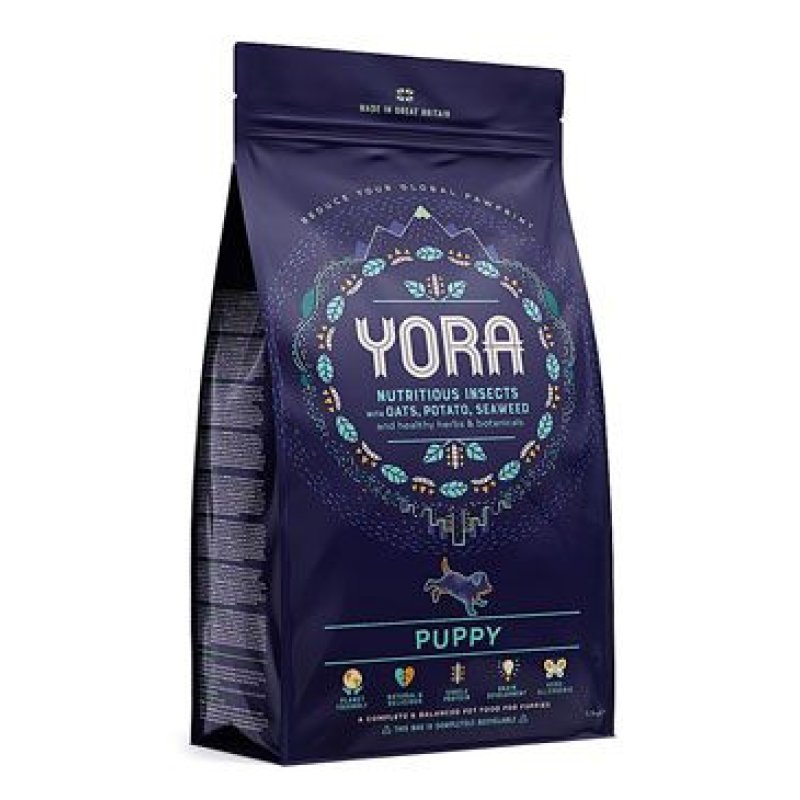 YORA Dog Puppy granule z hmyzu pro štěňata 12 kg