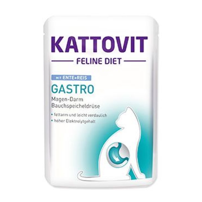 Kattovit Cat Gastro kachna kapsa 85 g