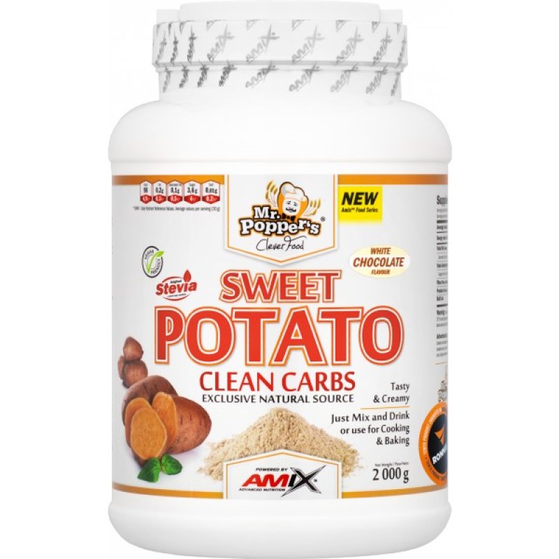 Amix Sweet Potato Clean Carbs - 2000 g, čokoláda