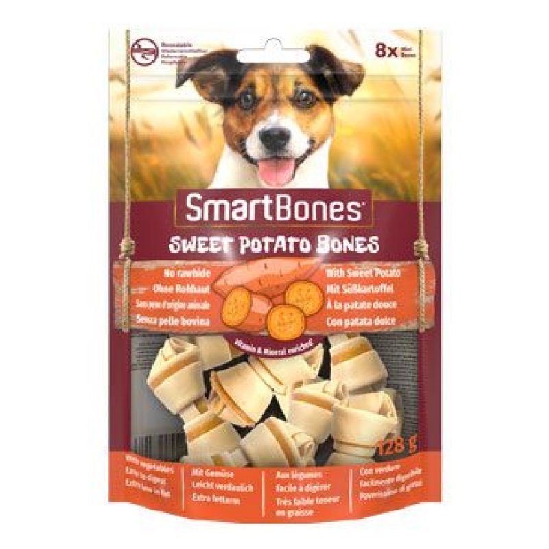 SmartBones SweetPotato Mini 8 ks