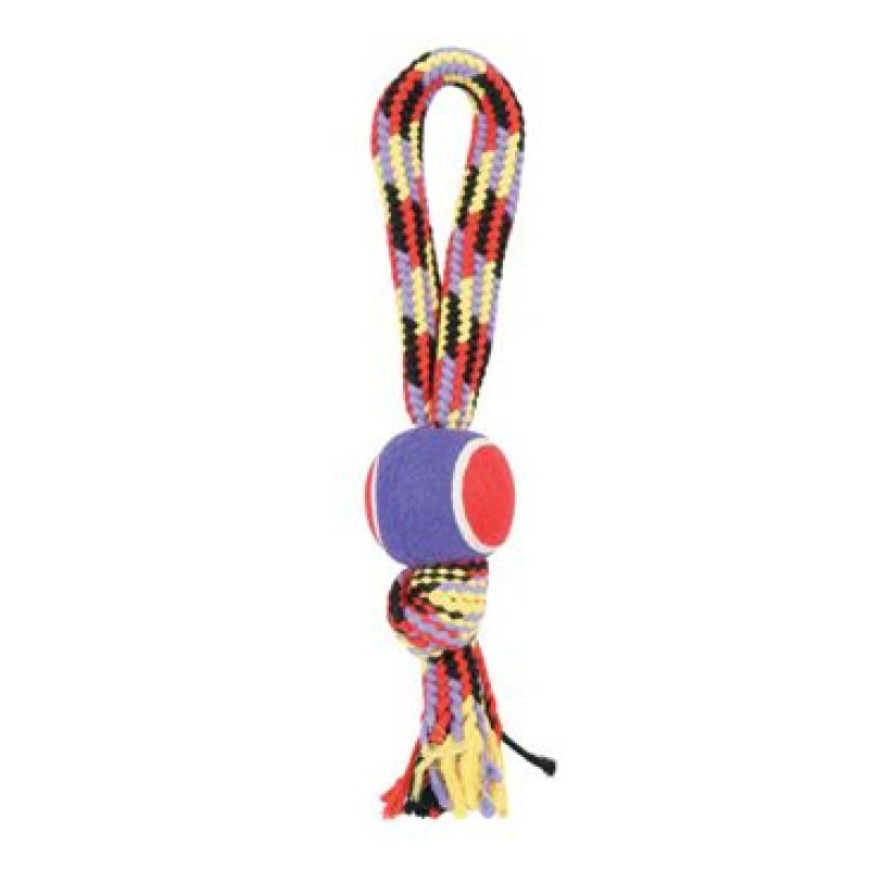 Zolux TENNIS BALL ROPE s rukojetí 40 cm