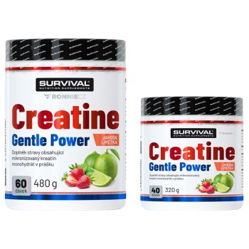 Survival Creatine Monohydrate limeta-jahoda - AKCE 480 g + 320 g ZDARMA